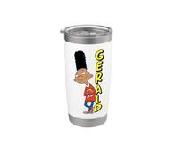 impilato, giallo, gerald, testo, con, carattere, posa Bicchiere termico in acciaio inox doppia parete