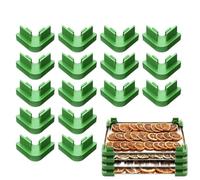 Impilatore Di Vassoi - Impilatore Di Teglie Da Forno, Supporto Impilabile Per Teglie A Strati Riutilizzabile Da 16 Pezzi | Liofilizzatore | Per La Festa Del Barbecue 'armadio Frigorife