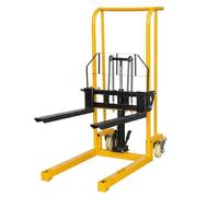 Impilatore idraulico manuale del pallet dell'ascensore, resistente con le forche regolabili per la movimentazione industriale del materiale, capacità di 400 libbre