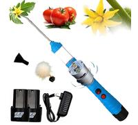 Impollinatore per pomodori, spruzzatore per impollinazione di cetrioli con ugello rotante a 360°, include 2 batterie, ideale per verdure come peperoni e fragole