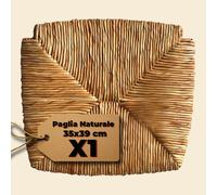 Import Trade Set da 2 Sedute in paglia intrecciata mod 1212 Ricambio per sedia