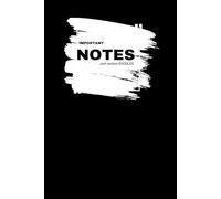 Important Notes And Random Doodles: Simple Fun Notebook for Work Studying Staying Organised Perfect Gift for Men Women Friends Family Coworkers Secret Santa