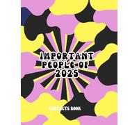 Important People of 2025: Simple plain address book for networking and keeping contact details safe