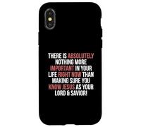 Importante conoscere Gesù come vostro Signore e Salvatore in questo momento Custodia per iPhone X/XS