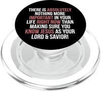 Importante conoscere Gesù come vostro Signore e Salvatore in questo momento PopSockets PopGrip per MagSafe
