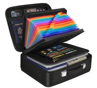 Importante organizer per documenti, a prova di fuoco, formato legale, con | Adatto per cartelle legali e sospese, laptop da 16,5 pollici, custodia sicura con serratura in acciaio inox
