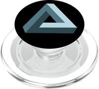 Impossibile Penrose Triangolo 3D Optical Illusion Matematica Arte PopSockets PopGrip per MagSafe