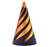 Impossibile Scultura Passante Della Piramide, Passa Attraverso Il Giocattolo Fidget Della Piramide, Giocattolo Cono A Stampato In Agitazione Cono A Impossibile