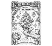 Impossible Cities - Volume 3: Cities That Break Gravity: An Architecture Coloring Book for Adults Featuring Twisted Structures, Impossible Perspectives, and Gravity-Defying Cityscapes