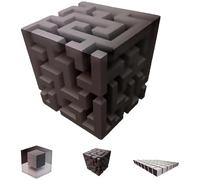 Impossible Corners - Decorazione da parete che rimodellano la realtà, adesivo da parete angolare con illusione ottica 3D, cubo geometrico stacca e attacca, decorazione moderna con illusione astratta