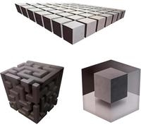 Impossible Corners - Wall Art That Reshapes Reality,3D Wall Art Illusion Corner Wall Decal,Removable Peel and Stick Graphic Wall Decor,for Living Room, Office, Dorm (3 Pcs)