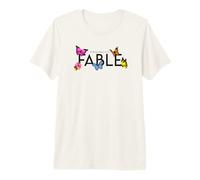 Impossible è Una Favola Ibisco e Farfalla Maglietta Premium