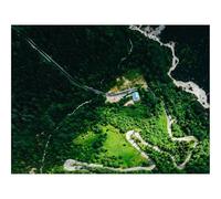 Impossible Puzzle da 1500 Pezzi -foreste,strada,tortuosa 87x57cm