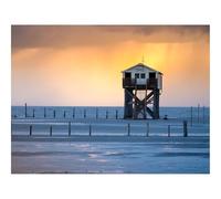 Impossible Puzzle da 500 Pezzi -Edificio,Spiaggia,Mare,Tramonto 52x38cm
