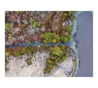 Impossible Puzzle da 500 Pezzi -Fiume,Alberi,Riva,Vista aerea 52x38cm