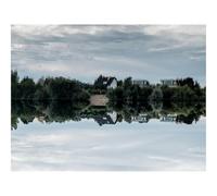 Impossible Puzzle da 500 Pezzi -Lago,Casa,Alberi,Riflesso,Cielo 52x38cm