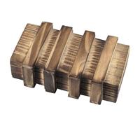 Impossible Scatola puzzle in legno con 2 scomparti nascosti segreti, scatola magica difficile rompicapo per adulti, per gioielli, regalo sorpresa
