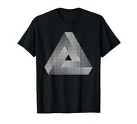 Impossible Triangle Optical Illusion Men Women Gift Maglietta