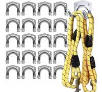 Imposta 20 ganci metallici per l'organizzazione degli strumenti