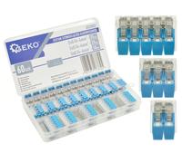 Imposta 60 clip di installazione veloce Mix 0,2-4 mm2