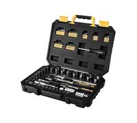 Imposta 72 račna e strumenti manuali in una valigia