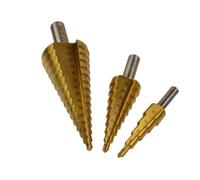 Imposta cono coni HSS cono, abete 4-32 mm - pezzi di trapano a gradini