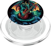 Imposta il ritmo con questa chitarra che suona il drago PopSockets PopGrip per MagSafe