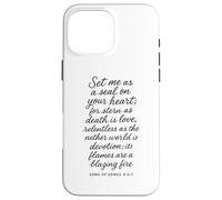 Impostami come un sigillo sul tuo cuore Canzone delle canzoni 8 6 7 Bibbia Dio Custodia per iPhone 16 Pro Max