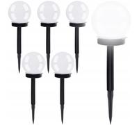 Impostare 6x sfera per lampada da giardino solare esterno