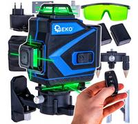 Impostare la batteria 4d 2x. Livello laser verde a 16 linee a 360°