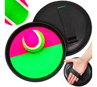 Impostare la racchetta per giocare a palline in velcro