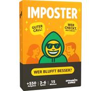 Imposter - Chi è l'elevatore? | il gioco virale della festa a partire dai 12 anni | Bluffing, Indovinare & Ridere per serate di gioco e feste | Divertente gioco di carte per amici e familiari