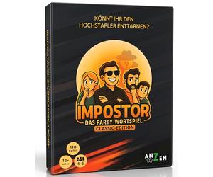 Impostor - Gioco di parole per feste, edizione classica, gioco di carte Imposter, potete mascherare l'elevatore? | Giochi di società per la famiglia, gli amici e gli adulti | Regalo