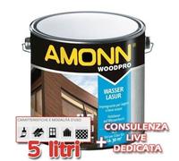 Impregnante a base acqua per legno amonn wasserlasur 91 bianco coprente 5 lt