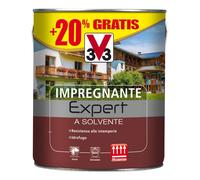 IMPREGNANTE A SOLVENTE IDROREPELLENTE V33 "EXPERT" NOCE CHIARO 3 LT