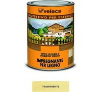 Impregnante cera trasparente Veleca Xiloval 1 L protettivo legno esterno