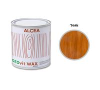 Impregnante Ceroso all'Acqua GEOvit WAX per Legno 0,75 Lt Alcea - Teak