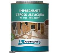 IMPREGNANTE CEROSO all'acqua per LEGNO NOCE SCURO RC1430 2500ML RIO VERDE R...