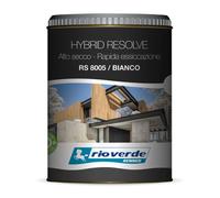 Impregnante Hybrid Resolve Alto Secco Rapida Essiccazione Colore Bianco RS8005 2,5 lt - Rioverde Renner