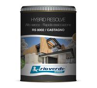Impregnante Hybrid Resolve Alto Secco Rapida Essiccazione Colore Castagno RS8002 0,750 lt - Rioverde Renner