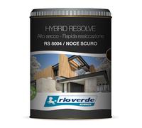 Impregnante Hybrid Resolve Alto Secco Rapida Essiccazione Colore Noce Scuro RS8004 2,50 lt - Rioverde Renner