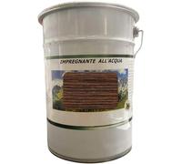 Impregnante Legno Esterno Ad Acqua 5 Litri | Finitura Cerata Professionale Per Interni Ed Esterni | Protezione Avanzata Per Staccionate, Casette E Pergolati In Legno (Noce Chiaro)
