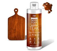 Impregnante per legno a base d'acqua - Teak | Finitura per legno per mobili interni ed esterni, armadi, scaffali, porte, poco odorosa e non tossica, ad asciugatura rapida, diversi toni classici