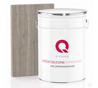 Impregnante per legno Grigio Giallo 7034 10L - idrorepellente Q-COVER