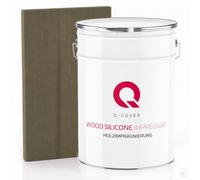 Impregnante per legno Grigio Marrone 7013 10L - idrorepellente Q-COVER