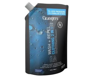 Impregnanti Granger's Wash + Repel Clothing 2 in 1 1L Colore: nero