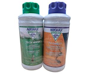 Impregnanti Nikwax Set Tech Wash a TX.Direct (1000 + 1000 ml)