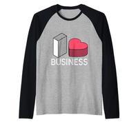 Imprenditore Amo Imprenditorialità Affari Maglia con Maniche Raglan