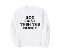 Imprenditore Dio Primo Cristo Amore Hustle Imprenditore Felpa
