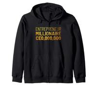 Imprenditore Millionaire Ceo,000.000 T-Shirt Regalo d'oro Felpa con Cappuccio